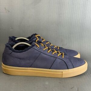 GREATS ROYALE SHEARLING LINED SNEAKER shoes  MENS Blue size 12